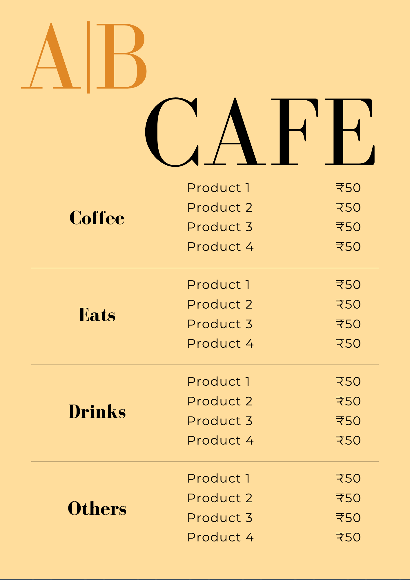Menu card demo designs (2)