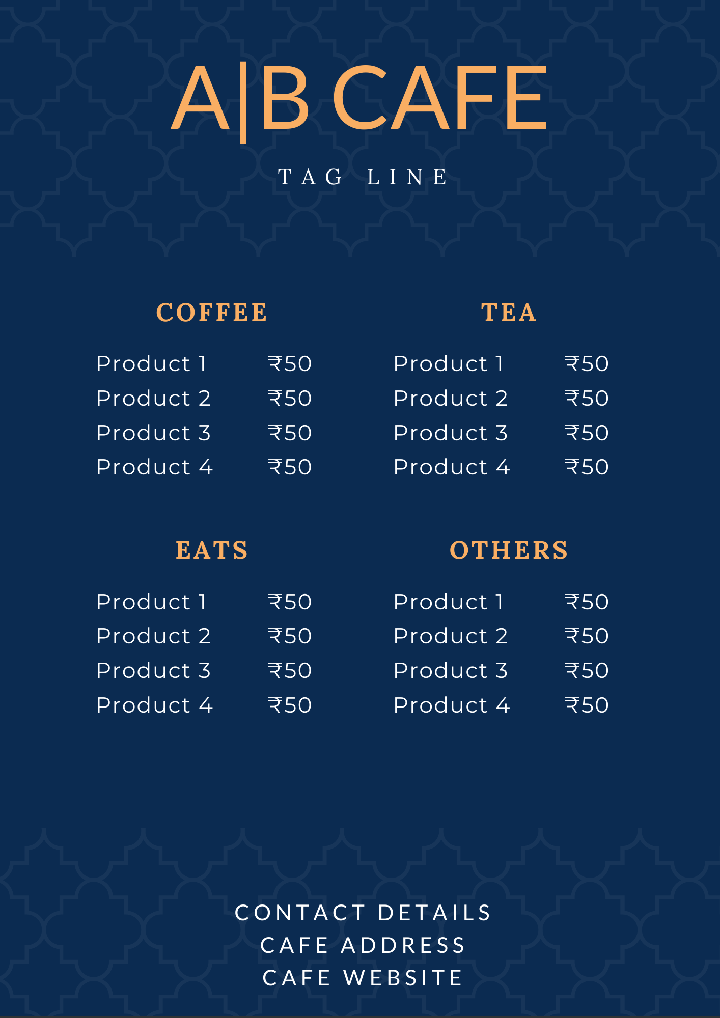Menu card demo designs (3)