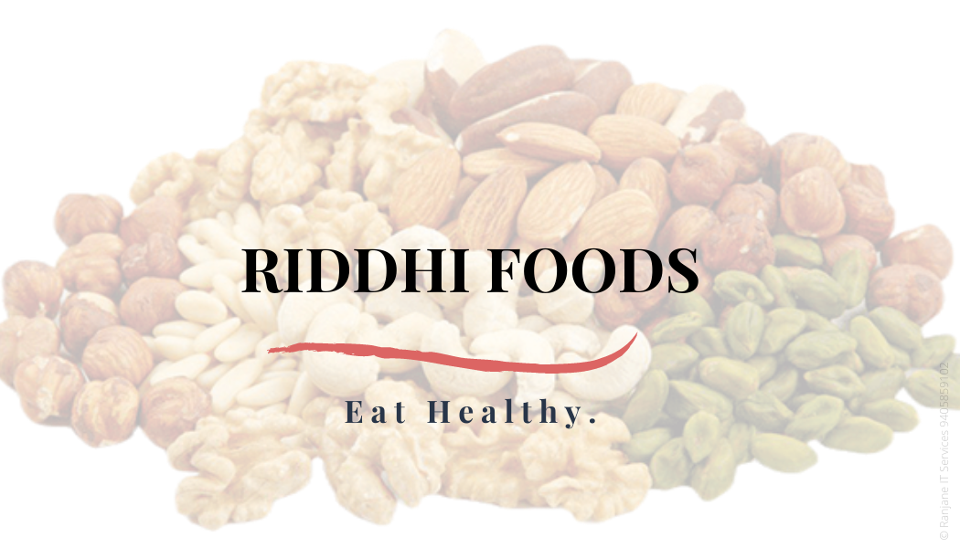 Riddhi Foods, Business Card, Front Side